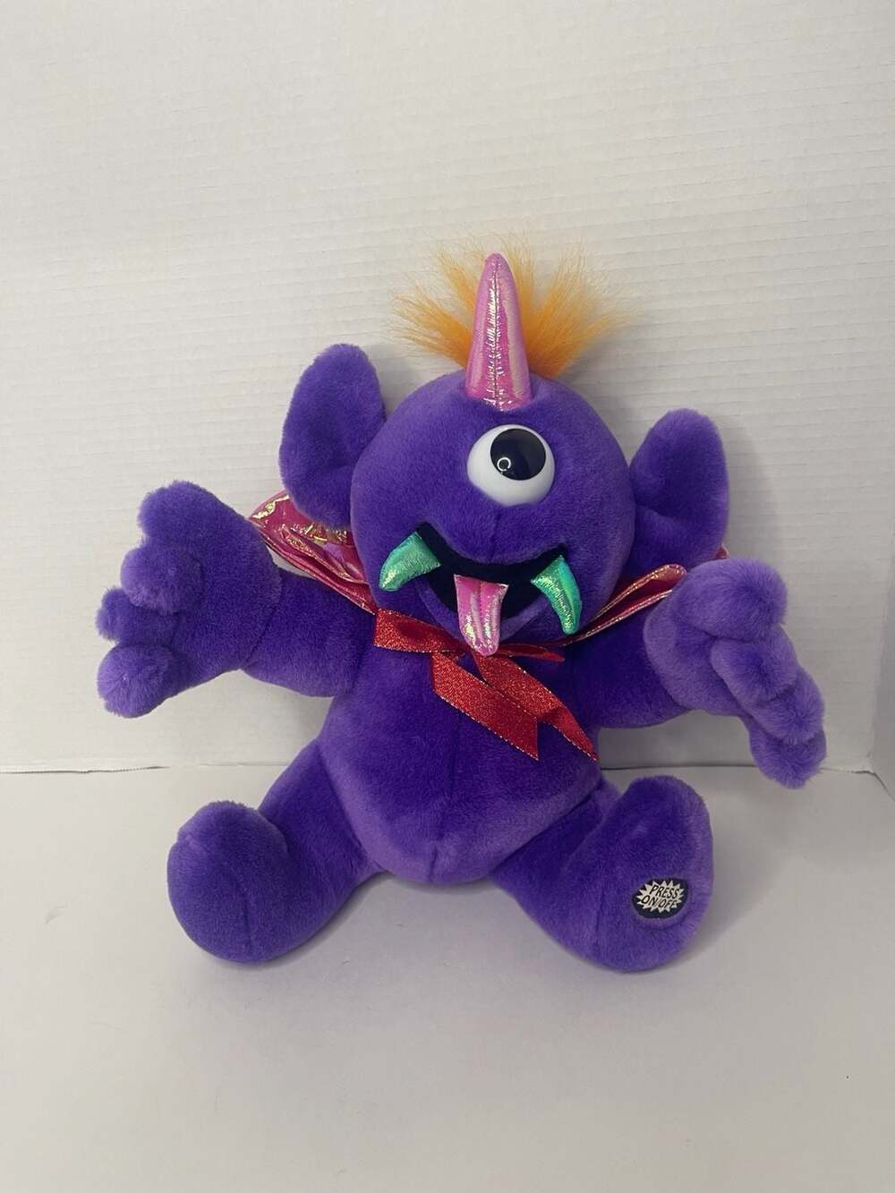 Dan Dee Animated Purple People Eater One Eyed Horned Monster Plush Musical
